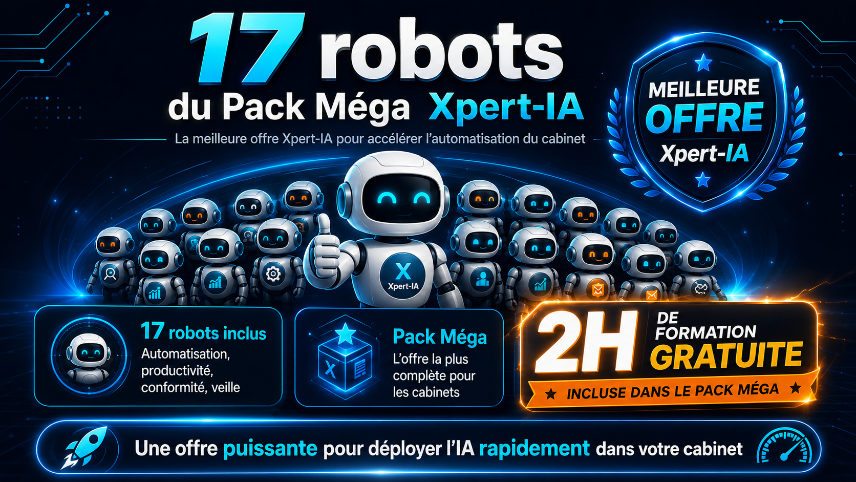 Pack Méga Xpert-iA : 17 robots inclus